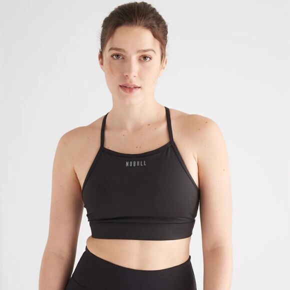 NWT NOBULL Women’s Blue High Neck Halter Style Sports Bra CrossFit- Size XS - Picture 4 of 9